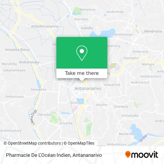Pharmacie De L'Océan Indien map