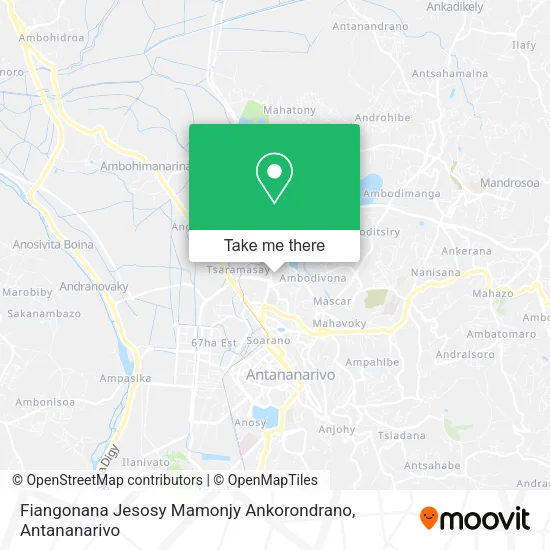 Fiangonana Jesosy Mamonjy Ankorondrano map