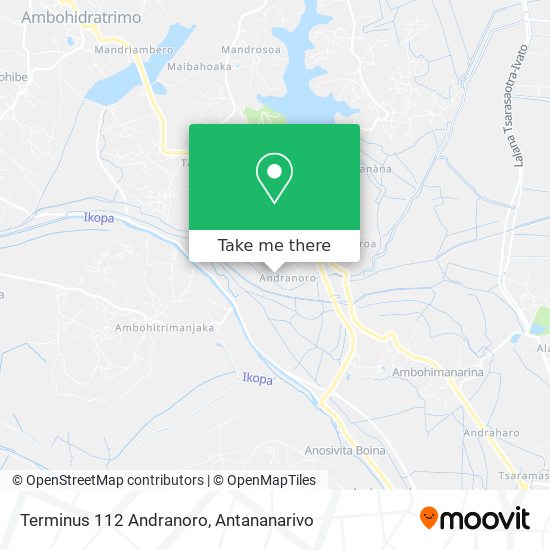Terminus 112 Andranoro map