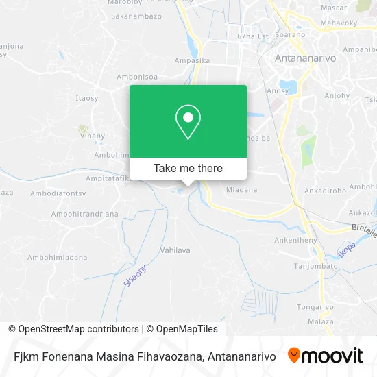 Fjkm Fonenana Masina Fihavaozana map