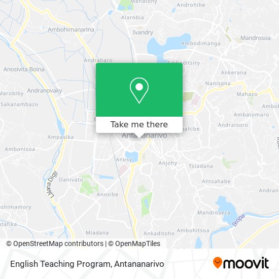 English Teaching Program map