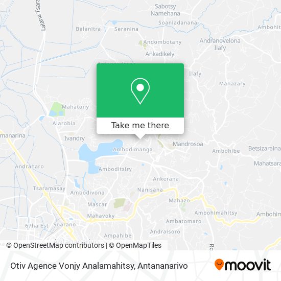 Otiv Agence Vonjy Analamahitsy map