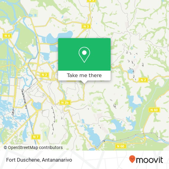 Fort Duschene map