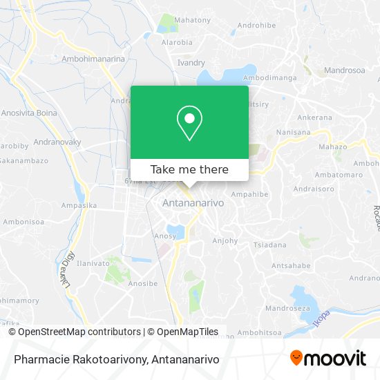 Pharmacie Rakotoarivony map