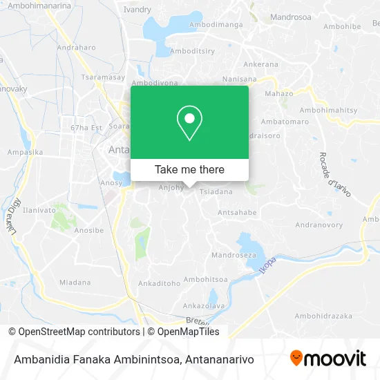 Ambanidia Fanaka Ambinintsoa map