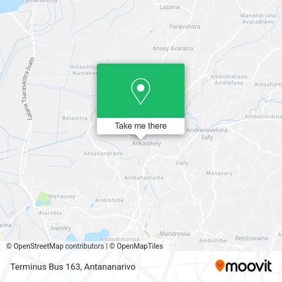 Terminus Bus 163 map