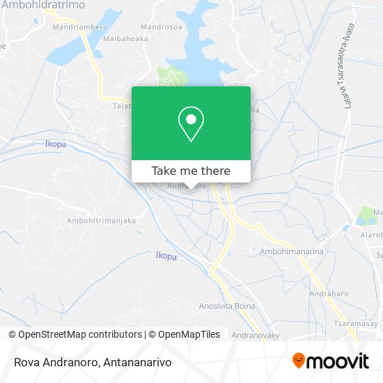 Rova Andranoro map