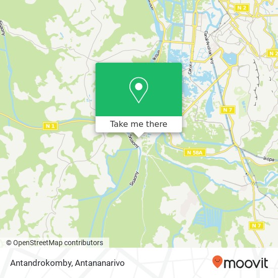 Antandrokomby map