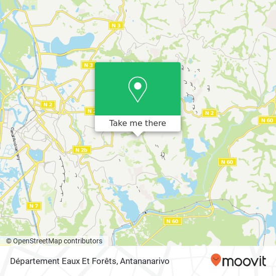 Département Eaux Et Forêts map