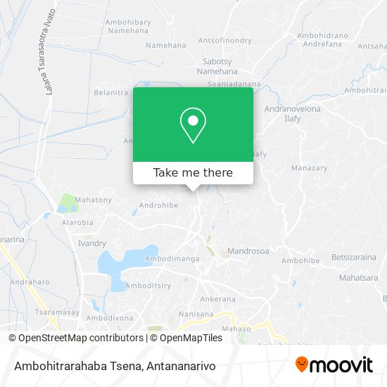 Ambohitrarahaba Tsena map