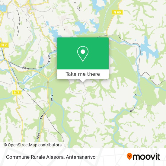 Commune Rurale Alasora map
