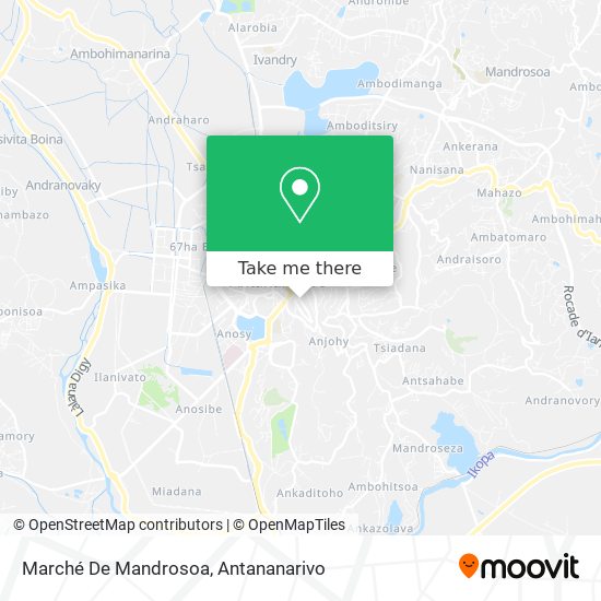Marché De Mandrosoa map