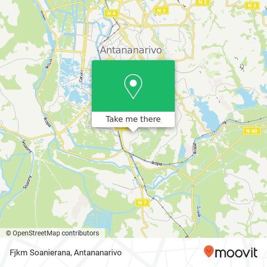 Fjkm Soanierana map
