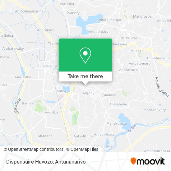Dispensaire Havozo map