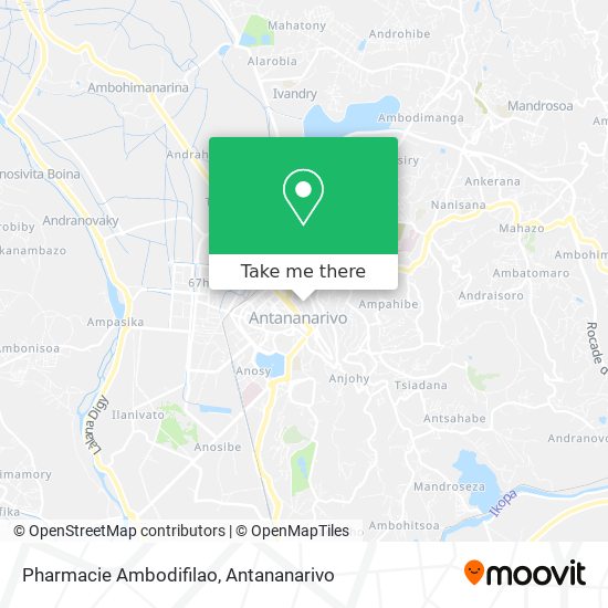 Pharmacie Ambodifilao map