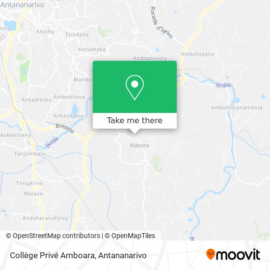 Collège Privé Amboara map