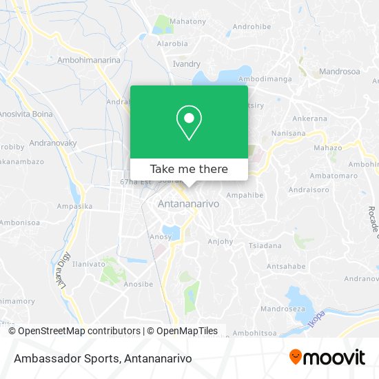 Ambassador Sports map