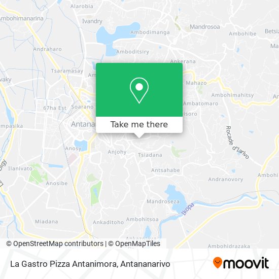 La Gastro Pizza Antanimora map