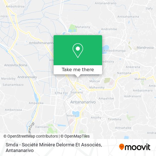 Smda - Société Minière Delorme Et Associés map