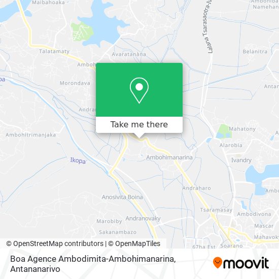 Boa Agence Ambodimita-Ambohimanarina map