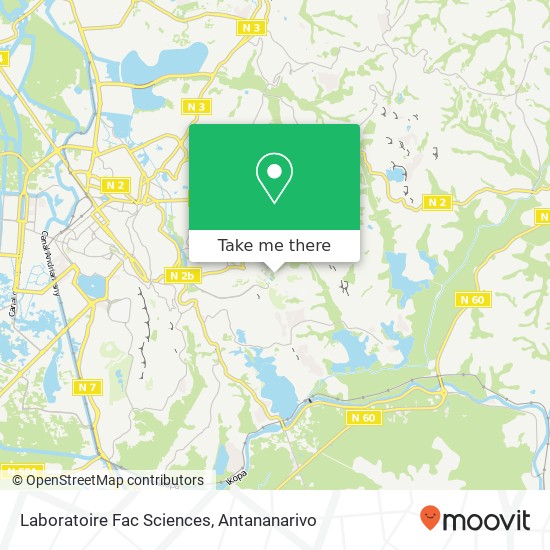 Laboratoire Fac Sciences map