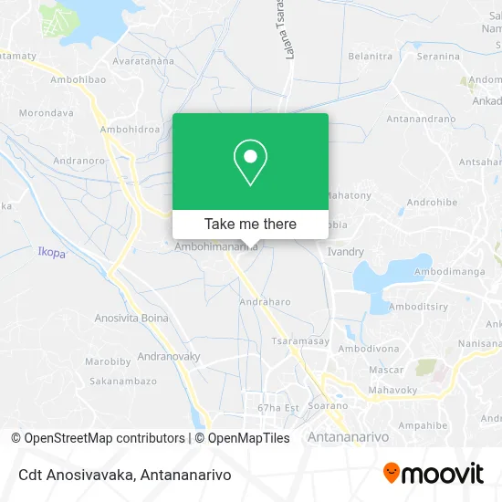 Cdt Anosivavaka map