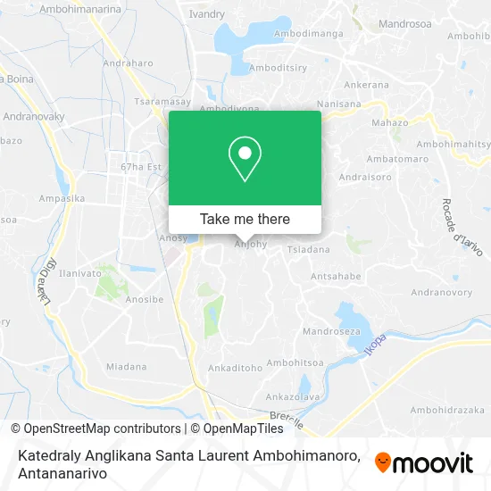 Katedraly Anglikana Santa Laurent Ambohimanoro map