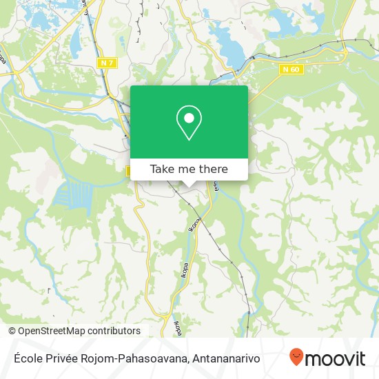 École Privée Rojom-Pahasoavana map