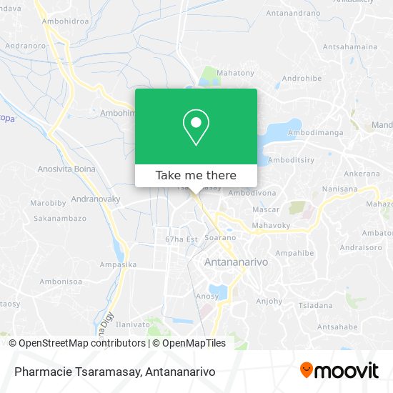 Pharmacie Tsaramasay map