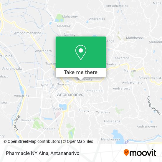 Pharmacie NY Aina map