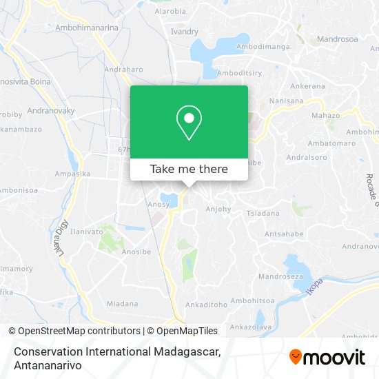 Conservation International Madagascar map