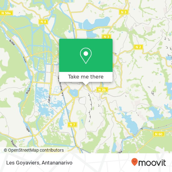 Les Goyaviers map