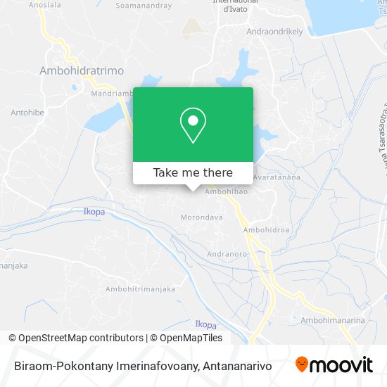 Biraom-Pokontany Imerinafovoany map