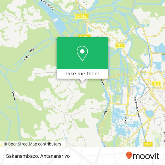 Sakanambazo map