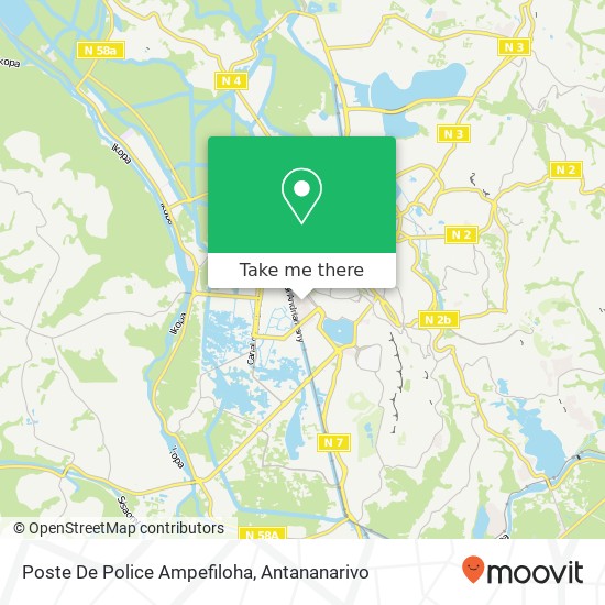Poste De Police Ampefiloha map