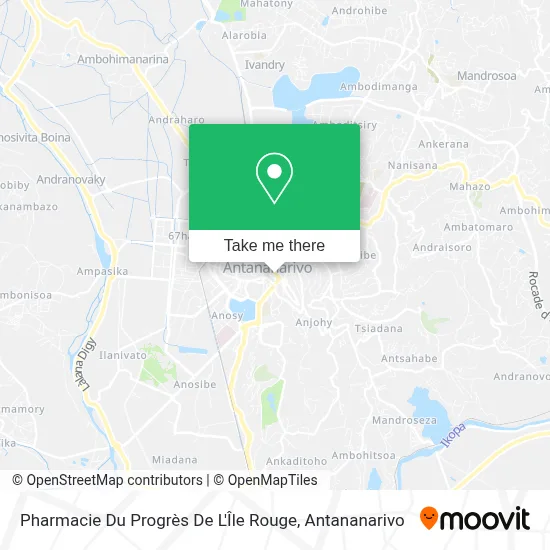 Pharmacie Du Progrès De L'Île Rouge map