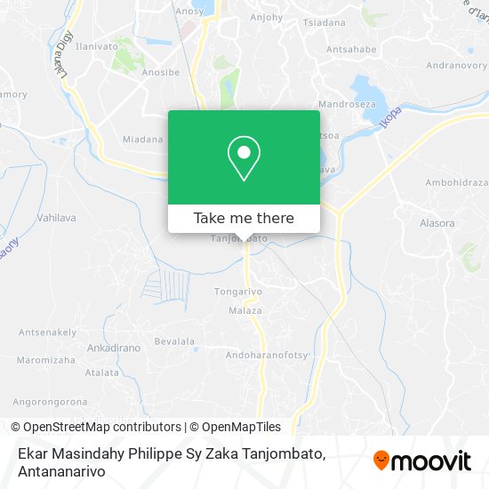 Ekar Masindahy Philippe Sy Zaka Tanjombato map