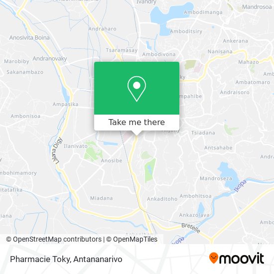 Pharmacie Toky map