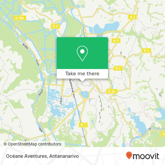 Océane Aventures map