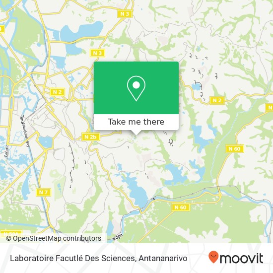 Laboratoire Facutlé Des Sciences map