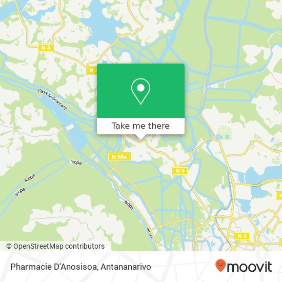 Pharmacie D'Anosisoa map
