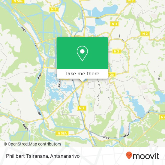 Philibert Tsiranana map