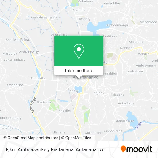 Fjkm Amboasarikely Fiadanana map