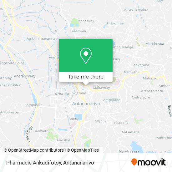 Pharmacie Ankadifotsy map