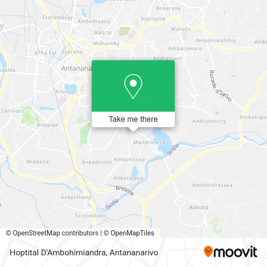 Hoptital D'Ambohimiandra map