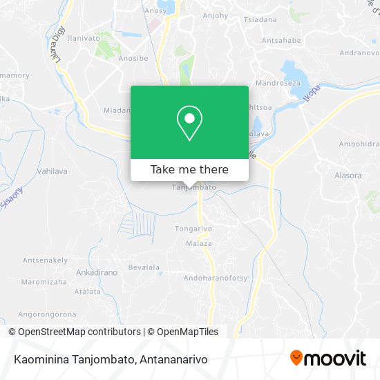 Kaominina Tanjombato map