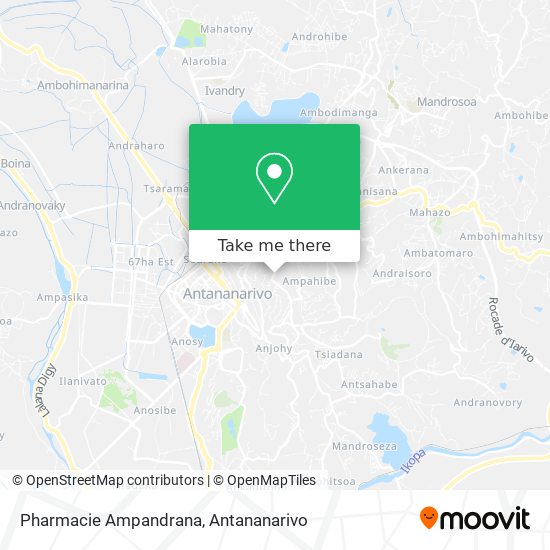 Pharmacie Ampandrana map