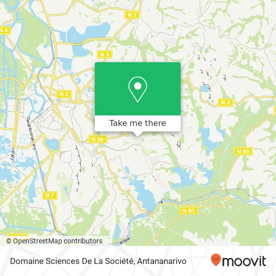Domaine Sciences De La Société map