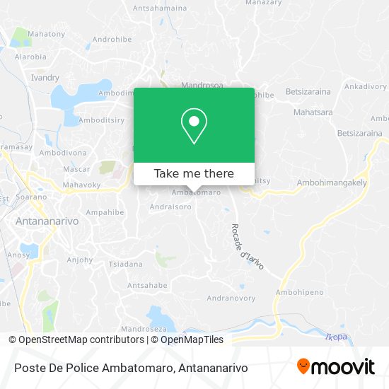 Poste De Police Ambatomaro map