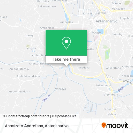 Anosizato Andrefana map
